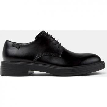 Camper Dean Men's Black Leather Laced Formal Shoes