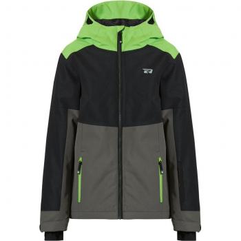 Chaqueta Rehall Dragon-R negra y marrón para niños