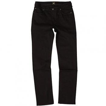 Lee Damen Marion Straight Jeans in Schwarz – CLEAN BLACK – W32/L31