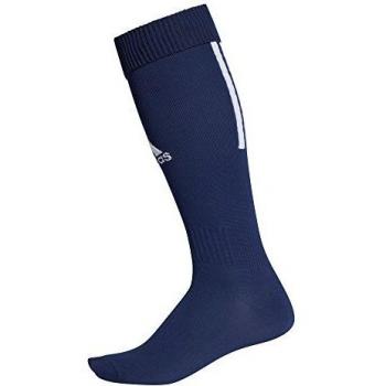 Navy Blue/White Crew Socks by adidas Santos (Unisex, Size 8-10)