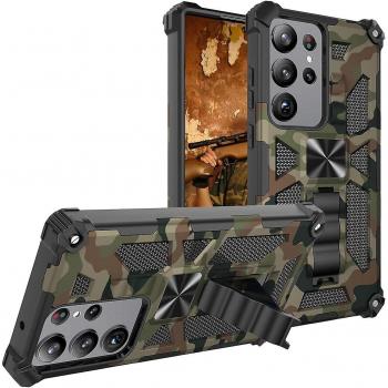 ArmorGuard Green – Étui de Sécurité Militaire pour Galaxy S23
