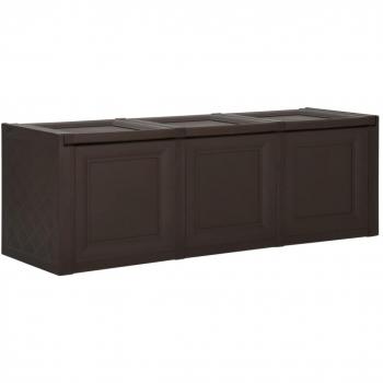 Baule per Esterni Marrone 125x40x42 cm 130 L