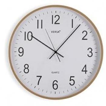 Reloj de Pared Versa Silencioso Madera 50 cm