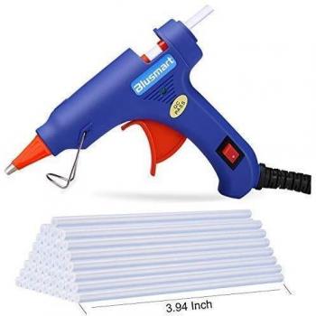 Mini pistola de silicona Blusmart 20W con barras de pegamento