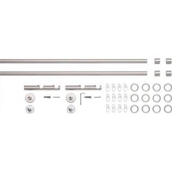 Gardinenstange GOOD LIFE CAP, Metall und Kunststoff, 130cm