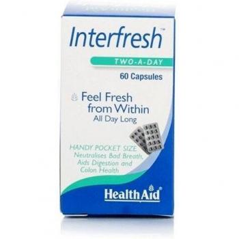 Health Aid HealthAid Interfresh Capsules Haleine Fraîches 60
