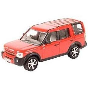 Oxford Diecast Collectible Land Rover Discovery 3 Rimini Red Metallic