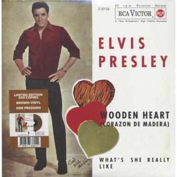 Elvis Presley Wooden Heart [Brown Vinyl] 7 Single