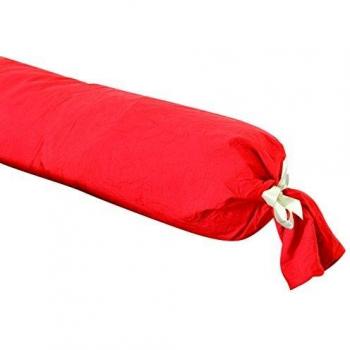 Taie de traversin Vent Du Sud 100% coton 43x195 cm Cranberry