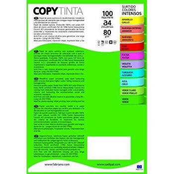 Papel a4 100h color intensos sadipal-fabriano 11303 sopl0019056