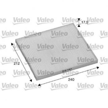 Filtre d'habitacle VALEO pour KIA 698895
