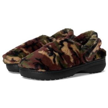 Crocs Sabots « Camo Armée » – Polyester Vert, Taille 41/42