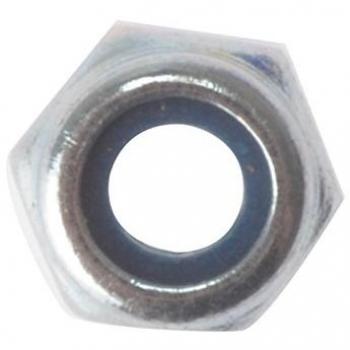 Forgefix Hexagon Nut Nylon Insert ZP M10 Bag 50