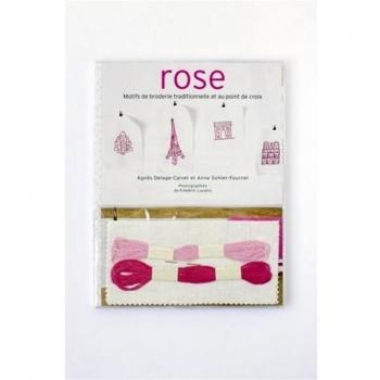 Rose : Motifs de broderie traditionnelle et au point de croix