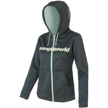 Felpa con Cappuccio Trangoworld Liena Verde Giungla