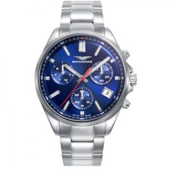 Reloj Casual Sandoz 83003-37 – Acero y Azul