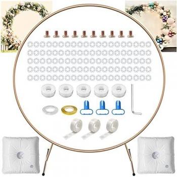 Radiant Golden Arc Balloon Bundle – 2.2M Party Decor