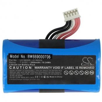VHbw Batterie haute capacité pour scanners Newland N510/N900/N910 – 2600 mAh, 7,4 V, Li‑Ion