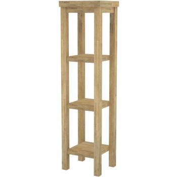 Colonne de salle de bain en bois marron 3 niveaux