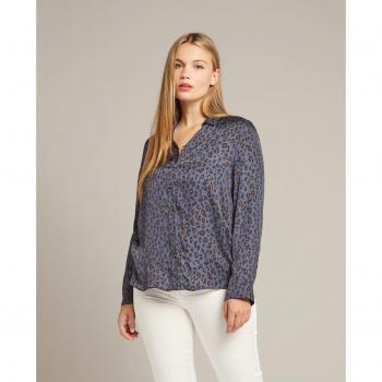 Camisa de mujer Elena Miró con diseño animal print