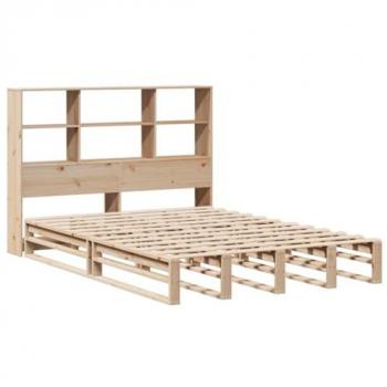 VidaXL King Size Bookcase Bed without Mattress 150x200 cm