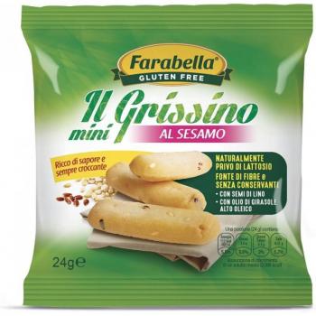 Farabella il mini grissino al sesamo senza glutine 24 g