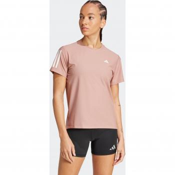 T-shirt court-manches Adidas Performance Own the Run – couleur marron, taille XL pour femmes