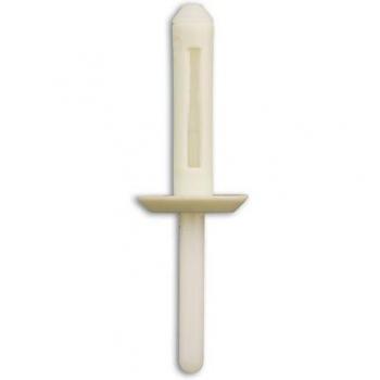 Trim Rivet White Plastic for General Use (GM) Pk 50 by Connect