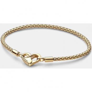 Pandora Moments Charms Armband Damen, Goldfarben, 562731C00-20