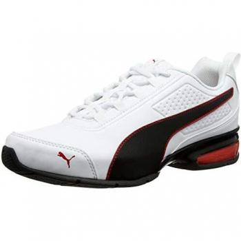 PUMA Leader VT SL Zapatillas Unisex Adulto Color Blanco Negro Llama Escarlata