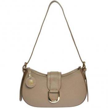 Anna Luchini Doppel-Farb-Rindslederhandtasche – Einheitsmaß