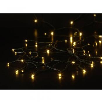Sygonix 100 LED Lichterkette, batteriebetrieben, für Weihnachtsbaum Innen/Außen