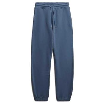 Superdry Men’s Oversized Tracksuit Trousers – Flint Stone Blue Grey
