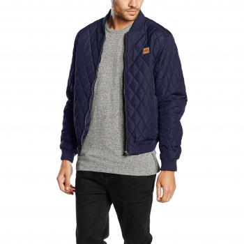 Parka Urban Classic Azul Nylon Diamante