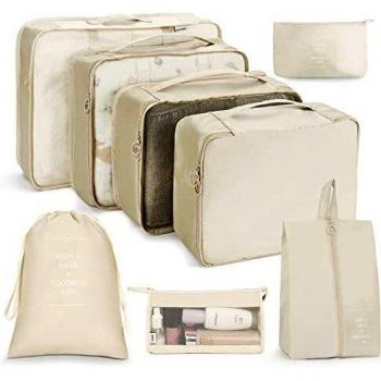 Compact Travel Cubes – 8 Pcs Bag System