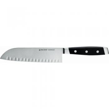 Felix Solingen Santoku‑Messer 18 cm – X50 CrMoV15 Stahl, geschmiedet & gehärtet