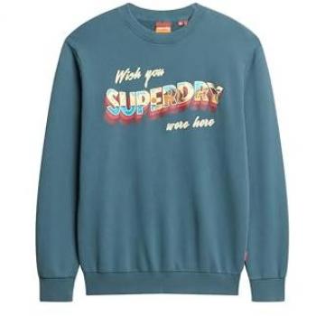 Sudadera Crew Superdry Travel Postcard