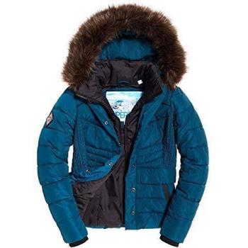 Superdry's Teal Glacier Biker Jacket