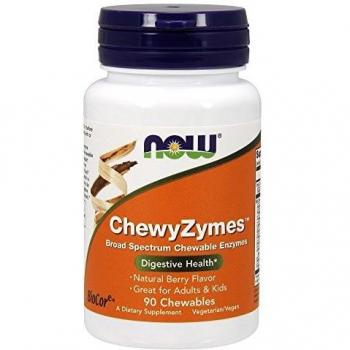 NOW Foods ChewyZymes – 90 Digestive Aid Chews
