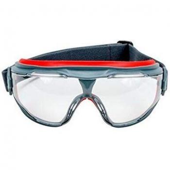 Goggle Gear 500 GG502SGAF Lunettes intégrales avec protection anti-buée rouge, gris en 166 din 166