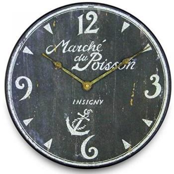 Roger Lascelles Antik Optik Wanduhr