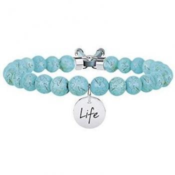 Pulsera Kidult de acero con turquesa 231536