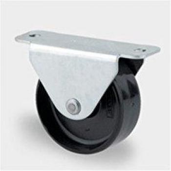 Roulette a vite 45×15 mm, dimensione D30, carico 40 Kg, nero polipropilene