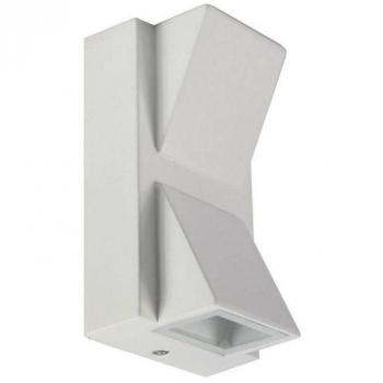 Apliques 10 W Dual Emission Exterior Luz Calida y Fria IP65 ES04 Blanco