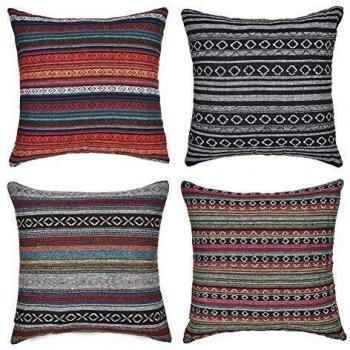Freeas Vintage Style Pillow Covers