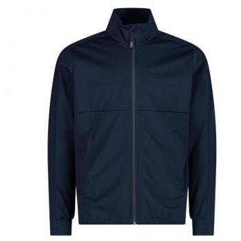 Black‑Blue Softshell Jacket for Men, Size 56