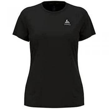 Maglietta da corsa donna Odlo Essential Flyer maniche corte nera