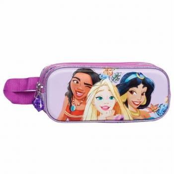 Karactermania Estuche Doble para Lápices Princesas Disney