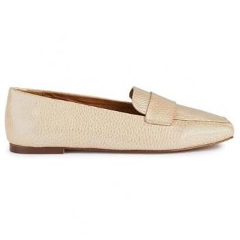 Mocasines de mujer Geox D Marisela C-print en beige rosado