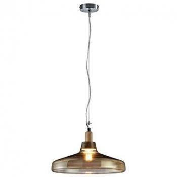 LED Pendellampe Dover 304900100 – Champagner‑Glax, E27‑Buchse